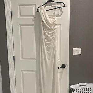 Grecian Goddess One shoulder gown